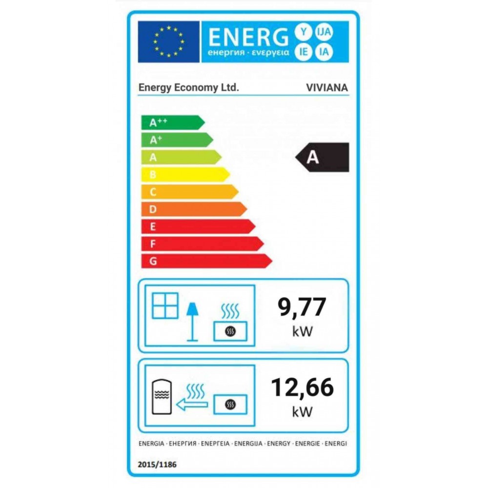 Vesikiertokamiina Balkan Energy Viviana, 22.43 - 26.23kW | Vesikiertokamiinat | Kamiinat / Valmistakat |