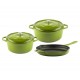 Valurautasetti 3 osasta Hosse, Bamboo | Valurautasetti |  |