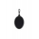 Valurautapannu soikea Hosse, 18x25cm | Tasainen valurautapannu | Valurautapannu |