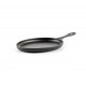 Valurautapannu soikea Hosse, 18x25cm | Tasainen valurautapannu | Valurautapannu |