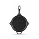 Emaloitu valurautainen grillipannu Hosse, Black Onyx, Ф24cm | Valurautainen grillipannu | Valurautapannu |