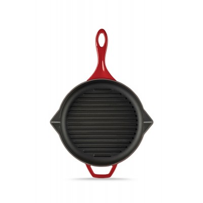 Emaloitu valurautainen grillipannu  Hosse, Rubin, Ф24cm - Valurautainen grillipannu