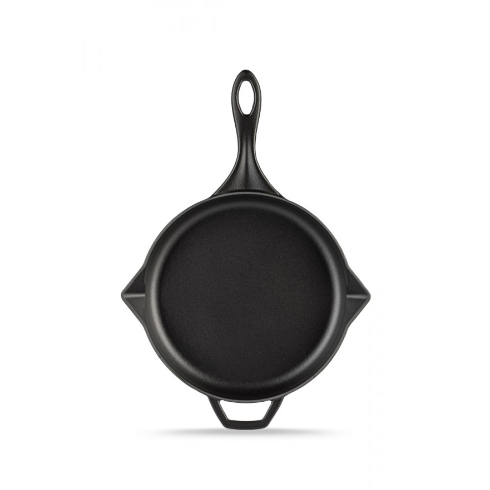 Emaloitu valurautapannu  Hosse, Black Onyx, Ф24cm | Tasainen valurautapannu | Valurautapannu |