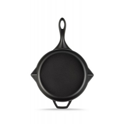 Emaloitu valurautapannu  Hosse, Black Onyx, Ф24cm - Tasainen valurautapannu