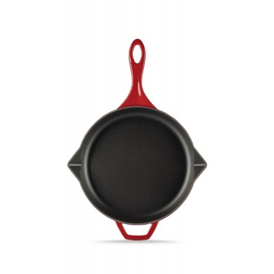 Emaloitu valurautapannu  Hosse, Rubin, Ф24cm - Tasainen valurautapannu