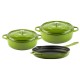 Valurautasetti 3 osasta Hosse, Bamboo | Valurautasetti |  |