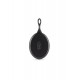 Valurautapannu soikea Hosse, 18x25cm | Tasainen valurautapannu | Valurautapannu |