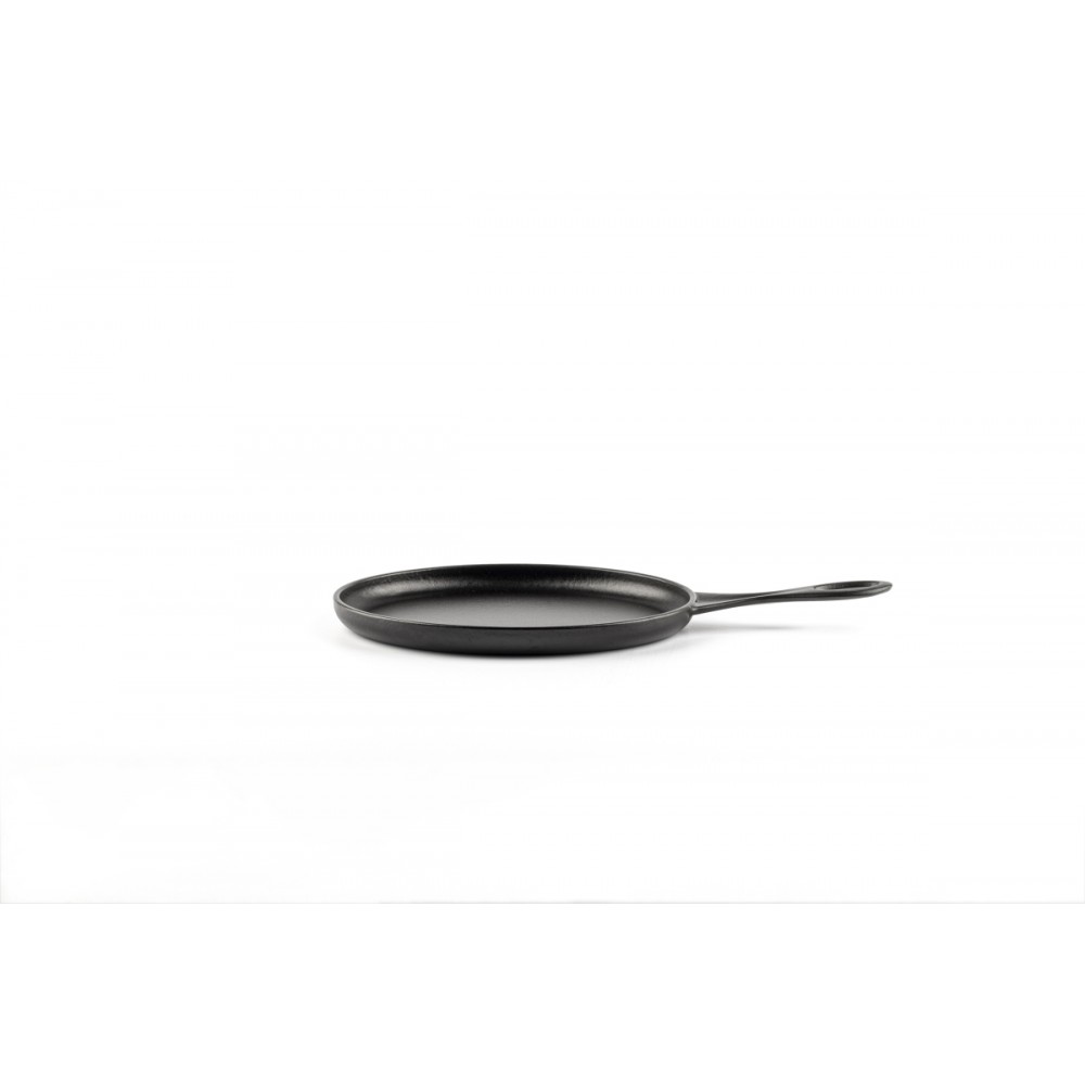 Valurautapannu soikea Hosse, 18x25cm | Tasainen valurautapannu | Valurautapannu |