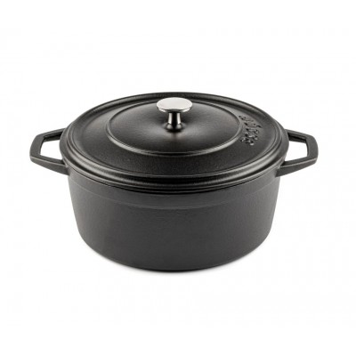 Syvä valurautakattila Hosse, Black Onyx, Ф24 - Valurautakattila