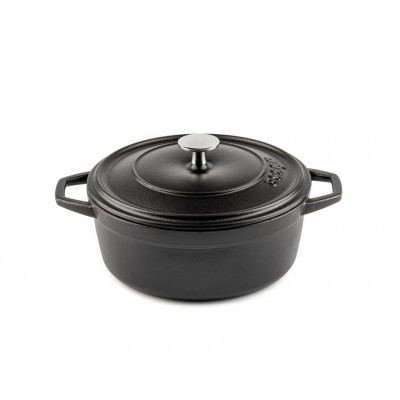 Syvä valurautakattila Hosse, Black Onyx, Ф20 - Valurautakattila