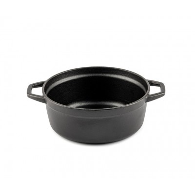 Syvä valurautakattila Hosse, Black Onyx, Ф20 - Valurautakattila