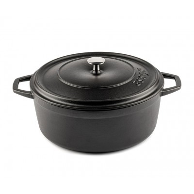Syvä valurautakattila Hosse, Black Onyx, Ф28 - Valurautakattila