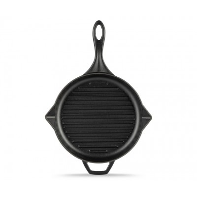 Emaloitu valurautainen grillipannu Hosse, Black Onyx, Ф28cm - Valurautainen grillipannu