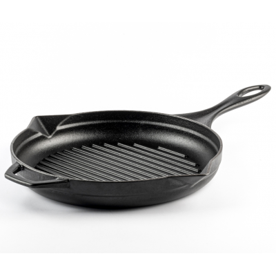 Emaloitu valurautainen grillipannu Hosse, Black Onyx, Ф28cm - Valurautainen grillipannu
