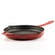 Emaloitu valurautainen grillipannu Hosse, Rubin, Ф28cm | Valurautainen grillipannu | Valurautapannu |