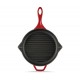 Emaloitu valurautainen grillipannu Hosse, Rubin, Ф28cm | Valurautainen grillipannu | Valurautapannu |