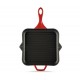 Emaloitu valurautainen grillipannu Hosse, Rubin, 28x28cm | Valurautainen grillipannu | Valurautapannu |