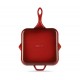 Emaloitu valurautainen grillipannu Hosse, Rubin, 28x28cm | Valurautainen grillipannu | Valurautapannu |