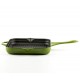 Emaloitu valurautainen grillipannu Hosse, Bamboo, 28x28cm | Valurautainen grillipannu | Valurautapannu |