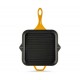 Emaloitu valurautainen grillipannu Hosse, Dijon, 28x28cm | Valurautainen grillipannu | Valurautapannu |