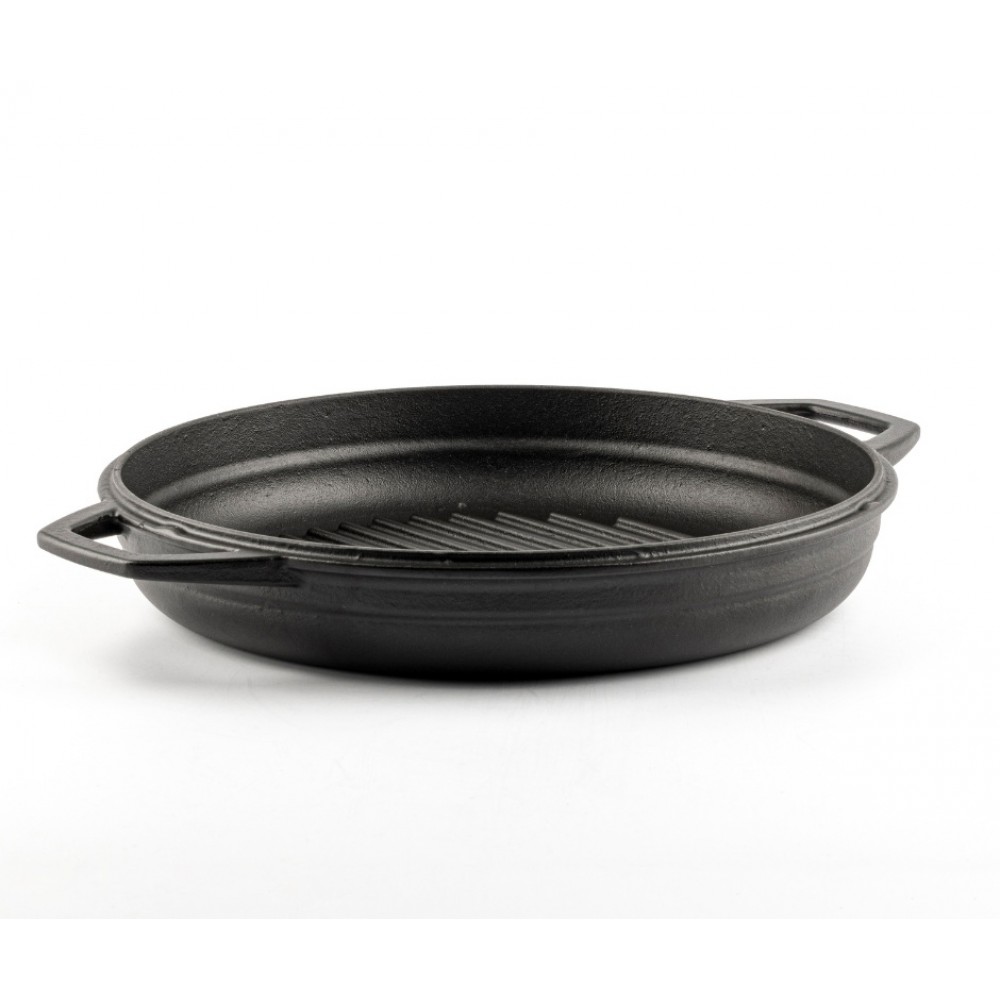 Emaloitu valurautainen grillipannu Hosse, Black Onyx, Ф22cm