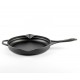 Emaloitu valurautapannu  Hosse, Black Onyx, Ф24cm | Tasainen valurautapannu | Valurautapannu |