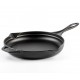 Emaloitu valurautapannu Hosse, Black Onyx, Ф28cm | Tasainen valurautapannu | Valurautapannu |