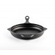 Emaloitu valurautapannu Hosse, Black Onyx, Ф28cm | Tasainen valurautapannu | Valurautapannu |