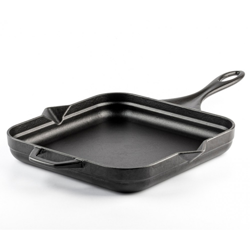 Emaloitu valurautapannu Hosse, Black Onyx, 28x28cm