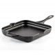 Emaloitu valurautapannu Hosse, Black Onyx, 28x28cm | Tasainen valurautapannu | Valurautapannu |