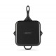 Emaloitu valurautapannu Hosse, Black Onyx, 28x28cm | Tasainen valurautapannu | Valurautapannu |