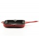 Emaloitu valurautapannu Hosse, Rubin, 28x28cm | Tasainen valurautapannu | Valurautapannu |