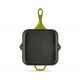 Emaloitu valurautapannu Hosse, Bamboo, 28x28cm | Tasainen valurautapannu | Valurautapannu |