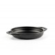 Emaloitu valurautapannu kahdella kahvalla Hosse, Black Onyx, Ф16cm | Tasainen valurautapannu | Valurautapannu |