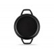 Emaloitu valurautapannu kahdella kahvalla Hosse, Black Onyx, Ф16cm | Tasainen valurautapannu | Valurautapannu |