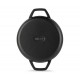 Emaloitu valurautapannu kahdella kahvalla Hosse, Black Onyx, Ф22cm | Tasainen valurautapannu | Valurautapannu |