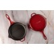 Emaloitu valurautainen grillipannu  Hosse, Rubin, Ф24cm | Valurautainen grillipannu | Valurautapannu |