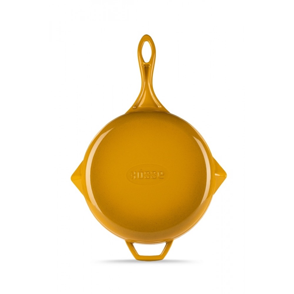 Emaloitu valurautainen grillipannu Hosse, Dijon, Ф24cm | Valurautainen grillipannu | Valurautapannu |