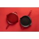Emaloitu valurautapannu Hosse, Rubin, Ф28cm | Tasainen valurautapannu | Valurautapannu |