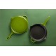 Emaloitu valurautapannu  Hosse, Bamboo, Ф24cm | Tasainen valurautapannu | Valurautapannu |