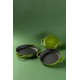 Emaloitu valurautapannu kahdella kahvalla Hosse, Bamboo, Ф22cm | Tasainen valurautapannu | Valurautapannu |