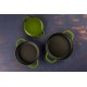 Emaloitu valurautapannu kahdella kahvalla Hosse, Bamboo, Ф16cm | Tasainen valurautapannu | Valurautapannu |