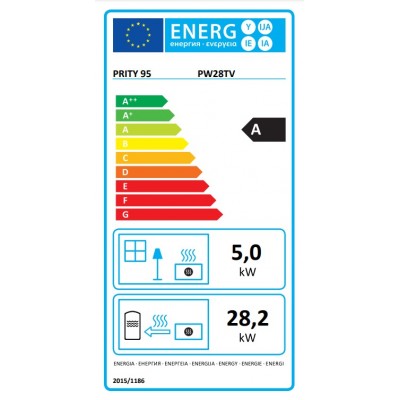 Vesikiertotakkasydän Prity P W28 TV, 28.2kw - Tuotevertailu