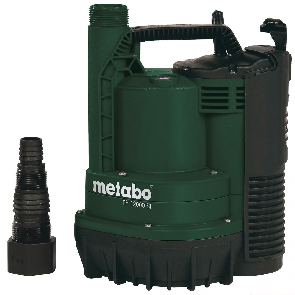 Uppopumppu puhtaalle vedelle Metabo TP 12000 SI, teho 600 W, virtaus 11 700 l/h, nostokorkeus 9 m | Uppopumppu | Vesipumppu |