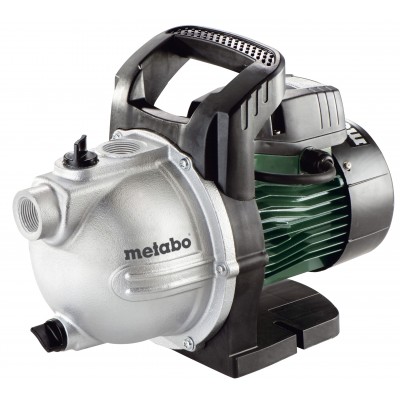 Puutarhapumppu puhtaalle vedelle Metabo P 2000 G, 1", teho 450 W, virtaus 2000 l/h, nostokorkeus 30 m - Vesipumppu