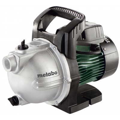 Puutarhapumppu puhtaalle vedelle Metabo P 3300 G, teho 900 W, 1", virtaus 3300 l/h, paine 4,5 bar - Vesipumppu