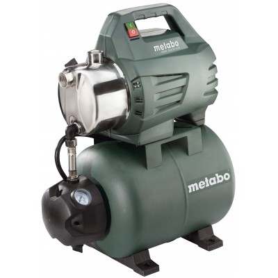 Yksivaiheinen hydroforivesipumppu METABO HWW 3500/25 INOX, teho 900 W, virtaus 3500 l/h, nostokorkeus 45 m, säiliön tilavuus 24 L - Tuotevertailu