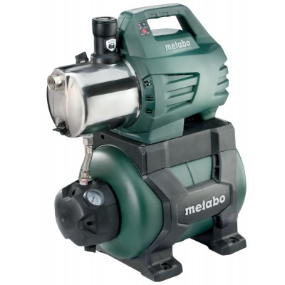 Yksivaiheinen hydroforivesipumppu METABO HWW 6000/25 INOX, teho 1300 W, virtaus 6000 l/h, nostokorkeus 55 m, säiliön tilavuus 24 L - Tuotevertailu