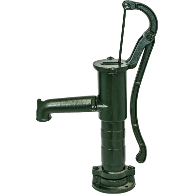 Käsikäyttöinen vesipumppu, manuaalinen Hydro-Fix, vihreä, pituus 660 mm, valurauta, koko 1 1/4″ - Käsipumppu / Käsikäyttöinen vesipumppu