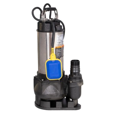 Saaojapumppu Electromash WQ 1100 professional ulkoisella uimurilla ja ruostumattomasta teräksestä valmistetulla kotelolla, teho 1,1 kW, virtaus 24 000 l/h, nostokorkeus 10 m, ulostulo 2″ - Tuotevertailu